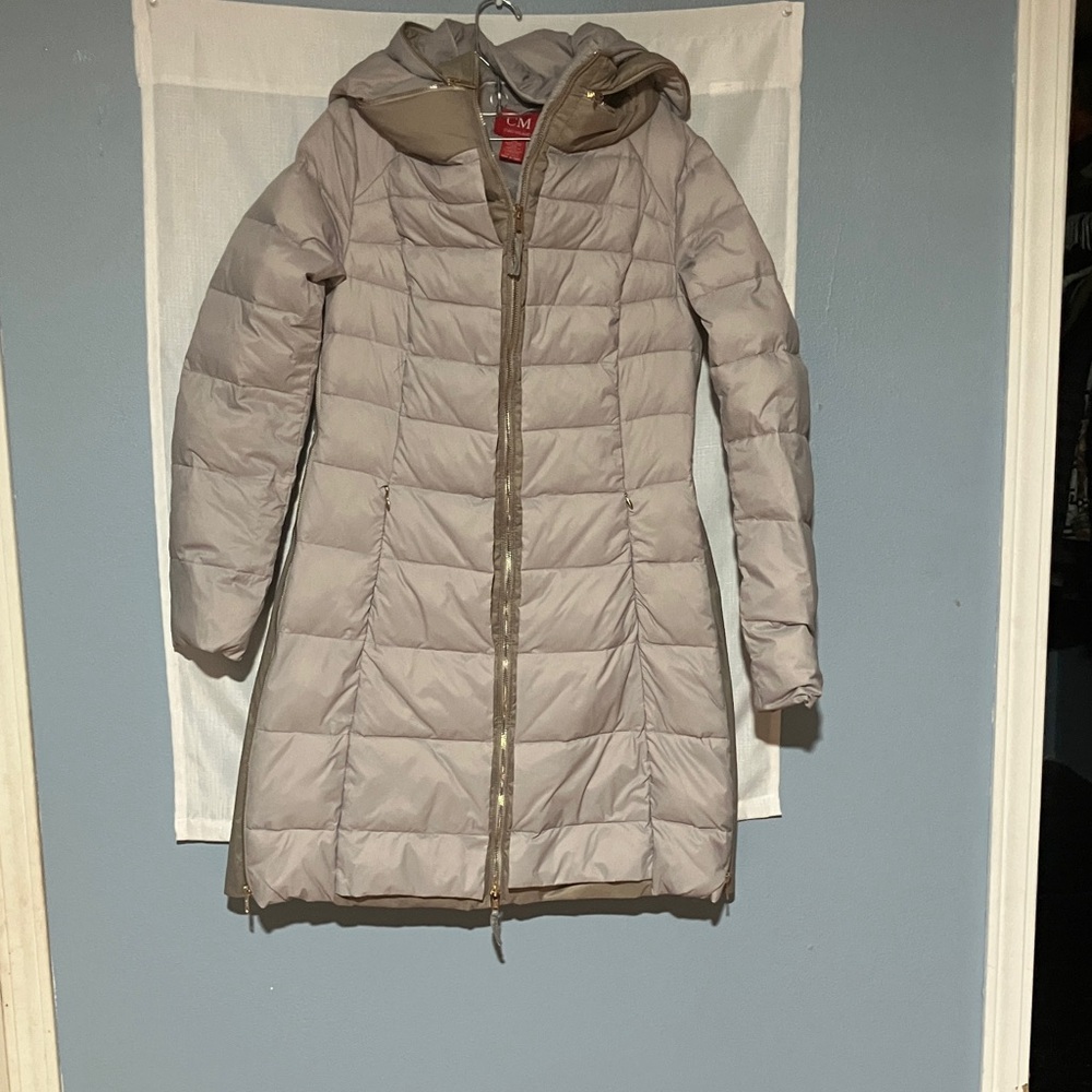 Milano Light Taupe Puffer Jacket